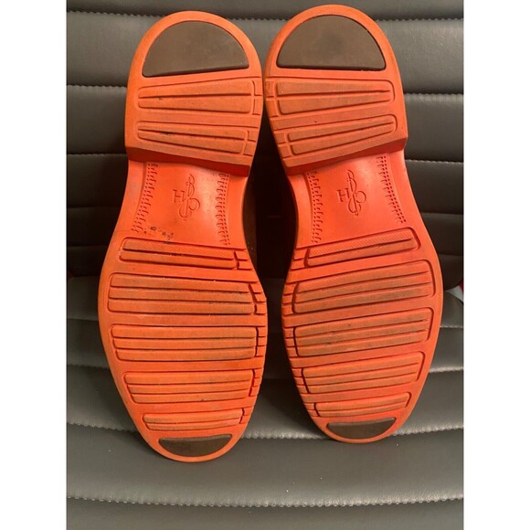 COLE HAAN Mens BROWN ORANGE Wing Tip Great Jones Oxford Shoes Leather Size 9M - Picture 7 of 12